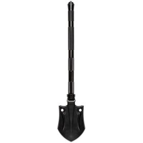 Multi-Purpose 8 In 1 Survival Shovel - Black