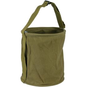 Canvas Water Bucket - Olive Drab