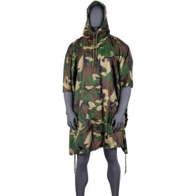 Ripstop Poncho (Option 1: Woodland Camo)