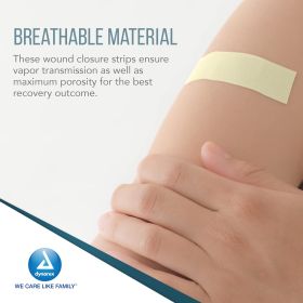 SecureStrip Adhesive Wound Closures, 6 per pouch (size: 1/2" X 4")