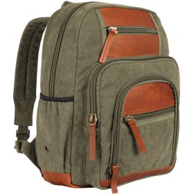 Retro Londoner Commuter Daypack (Option 1: Olive Drab)