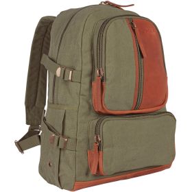 Retro Vintage Airman'S Rucksack (Option 1: Olive Drab)