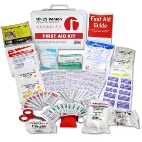 Guardian 10-25 Person First Aid Kit (Option: Metal)