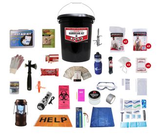 Hurricane Emergency Kit (Option: Bucket)