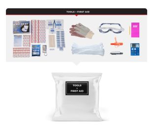 1 Person Comfort Survival Kit (Option: Backpack)