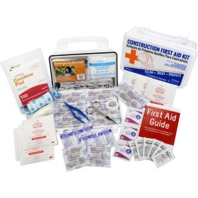 Bilingual OSHA Contractors First Aid Kit for Job Sites (Option: 10 People (97 Pieces))