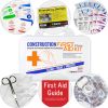 Bilingual OSHA Contractors First Aid Kit for Job Sites