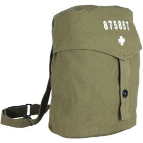 Swiss Army Gas Mask Bag (Option 1: Olive Drab)